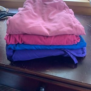 4 pairs of scrub pants